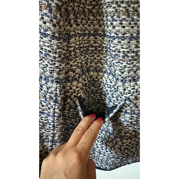 Lafayette 148 Branson Stand Collar Tweed Jacket Sz. M - Picture 5 of 11